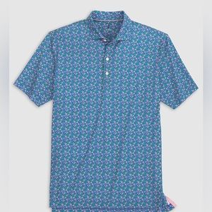 Johnnie-O Lucia Polo Shirt men’s Medium Hawaiian Floral. NWT MSRP $118